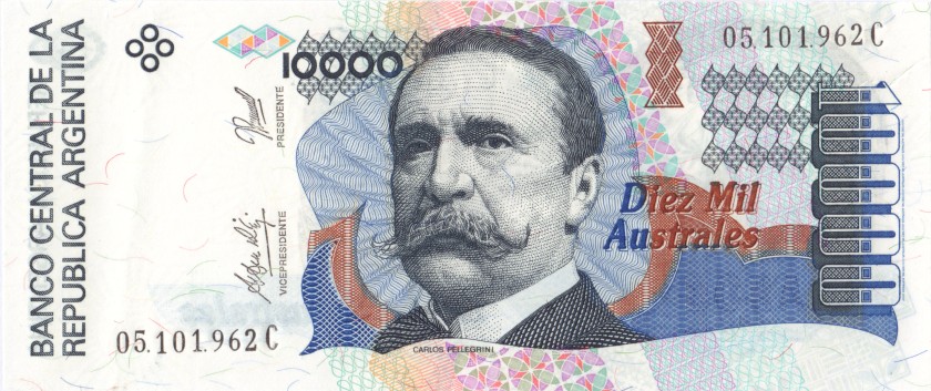 Argentina P334b 1.000 Australes 1989 - 1991