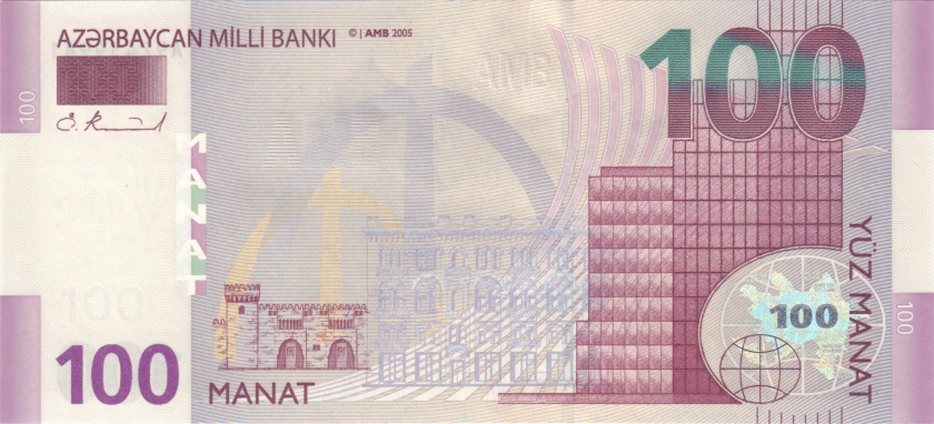 Azerbaijan P30 100 Manat 2005 UNC