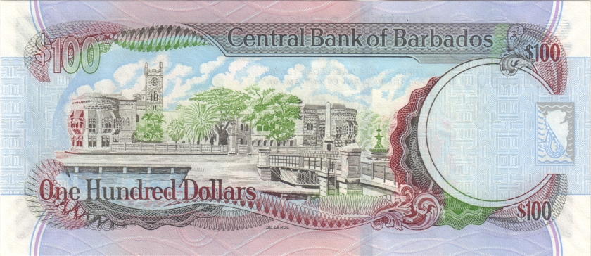 Barbados P71a 100 Dollars 2007 UNC