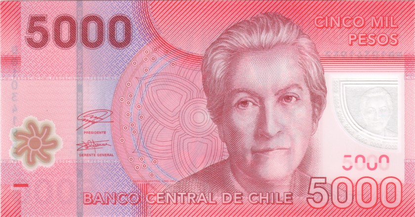 Chile P163i 5.000 Pesos 2021 UNC