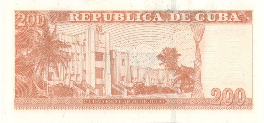 Cuba P130 200 Pesos 2020 UNC