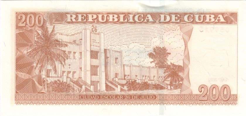 Cuba P130 200 Pesos 2021 UNC