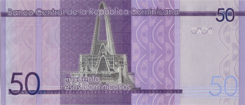 Dominican Republic P189 50 Pesos Oro 2023 UNC