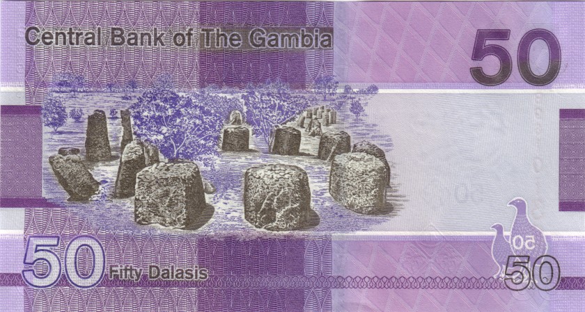 Gambia P-W37-42 5, 10, 20, 50, 100, 200 Dalasis 6 banknotes 2023 UNC