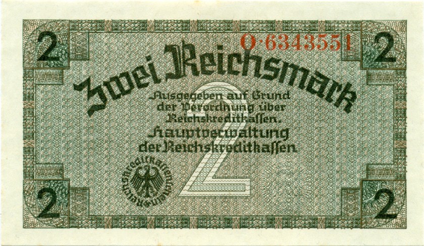 Germany P-R137a 2 Reichsmark 1940-1945