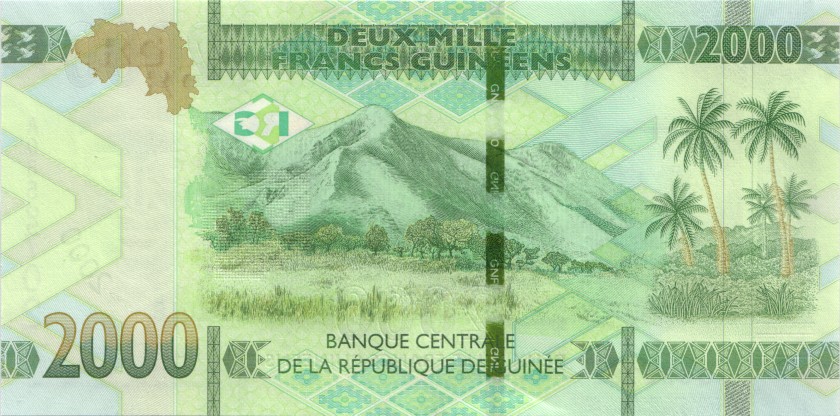 Guinea P-W48A 2.000 Guinean Francs 2018 UNC