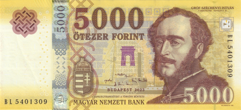 Hungary P205d 5.000 Forint 2023 UNC