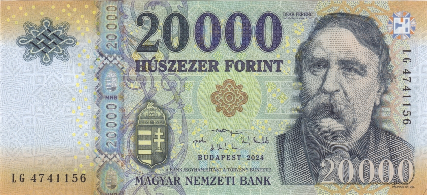 Hungary P207h 20.000 Forint 2024 UNC