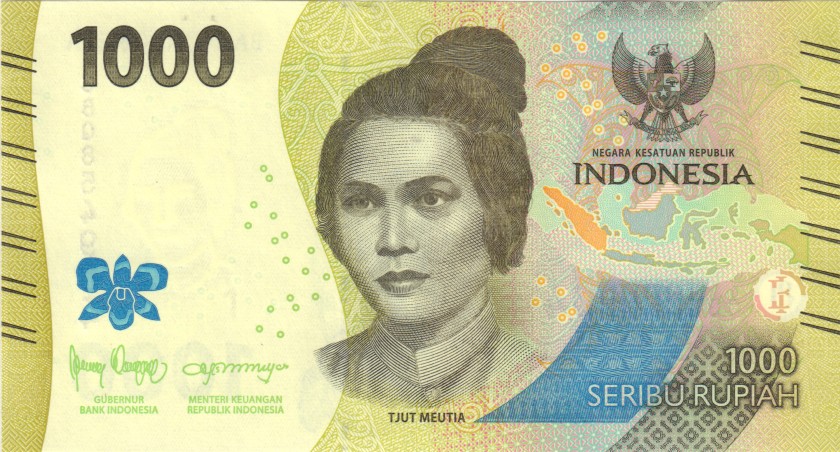 Indonesia P-W162 1.000 Rupiah 2024 UNC