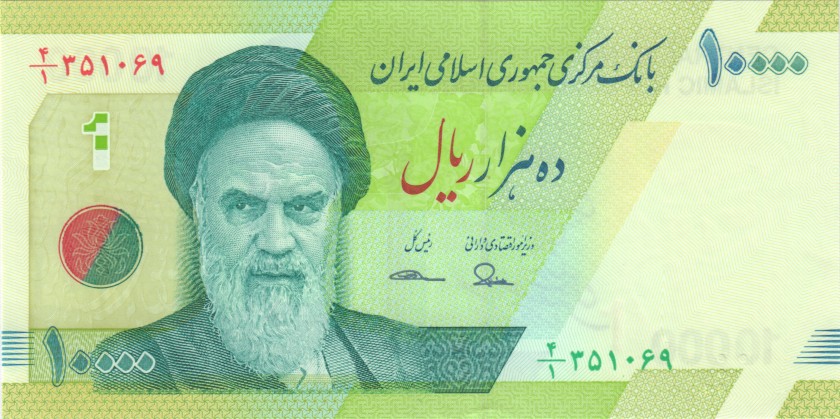 Iran P159a 10.000 Rials 2017 UNC