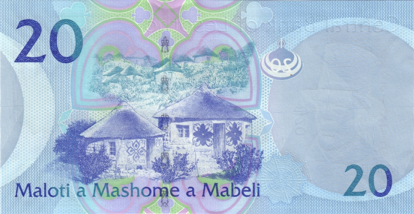 Lesotho P22c 20 Maloti 2019 UNC