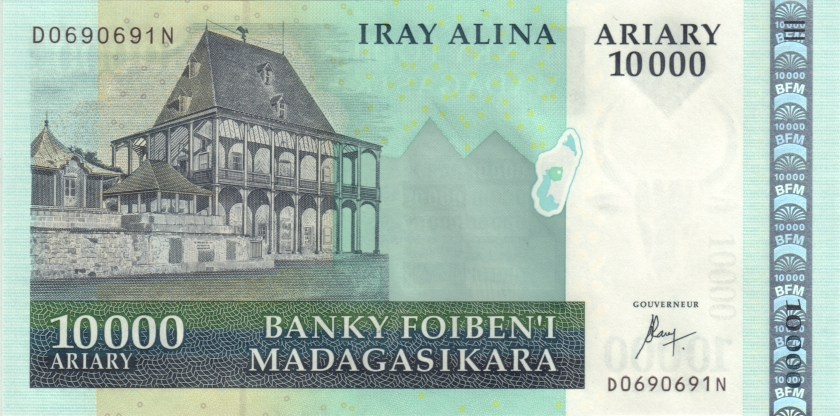 Madagascar P92c 10.000 Ariary 2007 - 2015 UNC