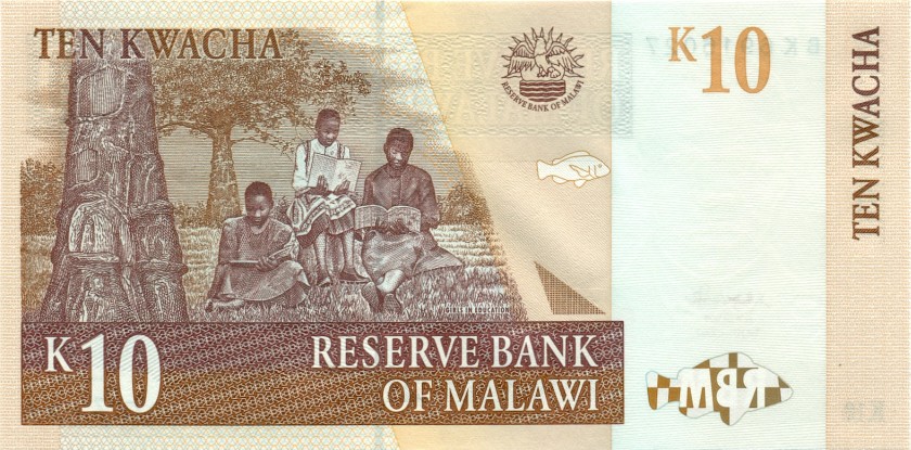 Malawi P51 10 Kwacha 2004 UNC