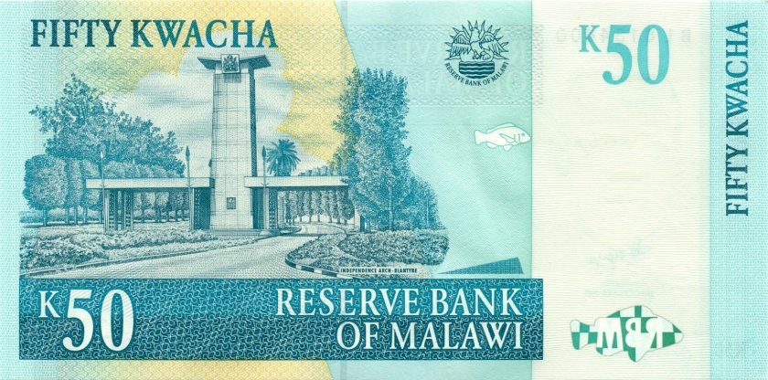 Malawi P53d 50 Kwacha 2009 UNC