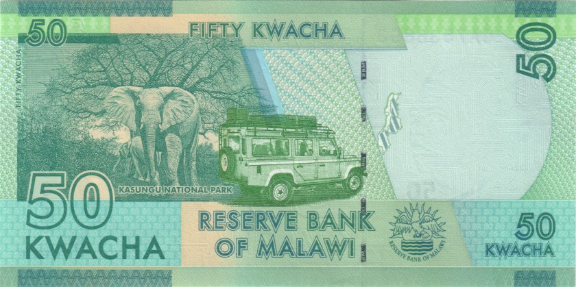 Malawi P64g 50 Kwacha 2020 UNC