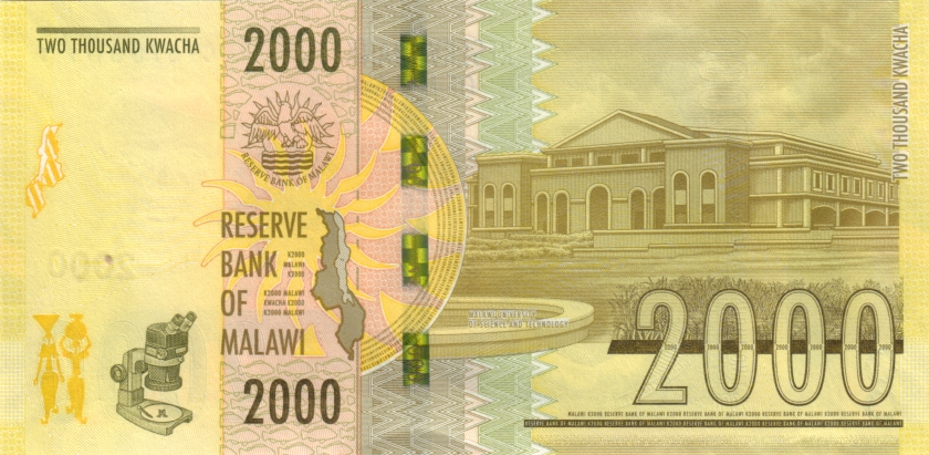 Malawi P69e 2.000 Kwacha 2021 UNC