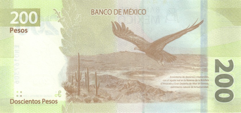 Mexico P-W135(24) 200 Pesos 01.06.2022 UNC