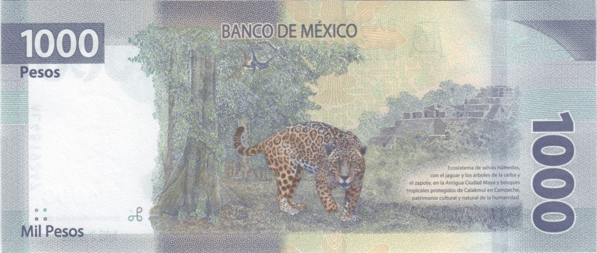 Mexico P-W137(6) 1.000 Pesos 06.01.2021 UNC