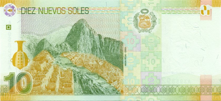 Peru P182 10 Nuevos Soles 2009 UNC