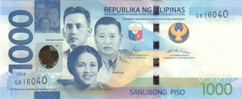 Philippines P-W235 1.000 Philippines Pesos 2024 UNC