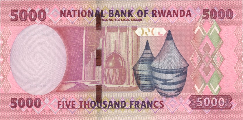 Rwanda P-W45 5.000 Francs / Amafaranga 2024 UNC