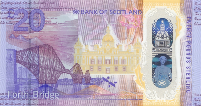 Scotland P-W132 20 Pounds Sterling Bank of Scotland 2021 UNC