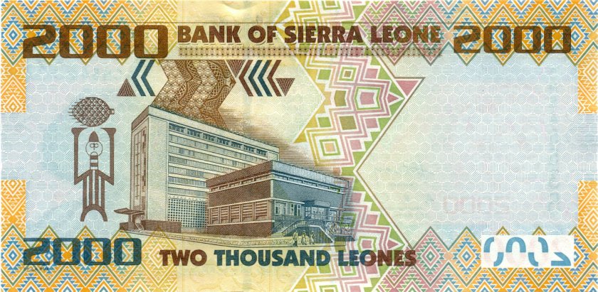 Sierra Leone P31a 2.000 Leones 2010 UNC