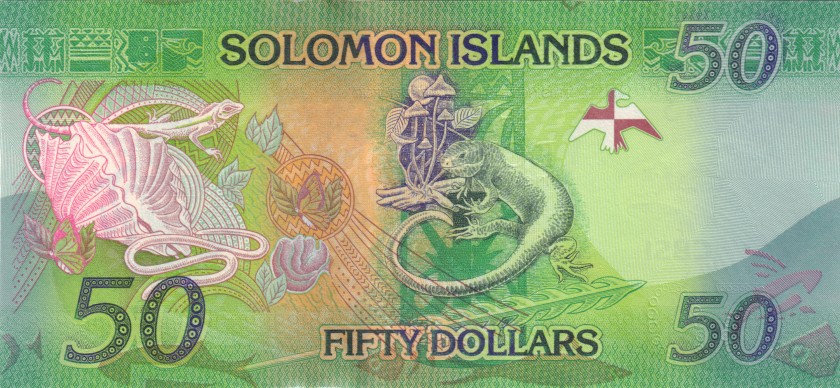 Solomon Islands P35(3) 50 Dollars 2023 UNC