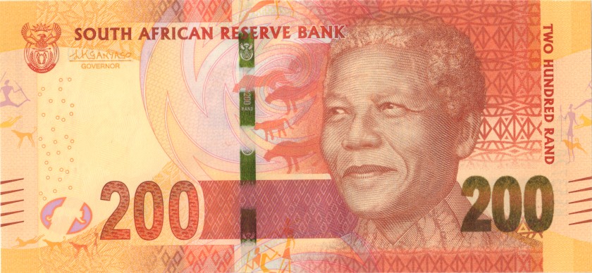 South Africa P142b 200 Rand 2013-2016 UNC