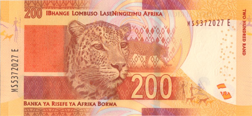 South Africa P142b 200 Rand 2013-2016 UNC