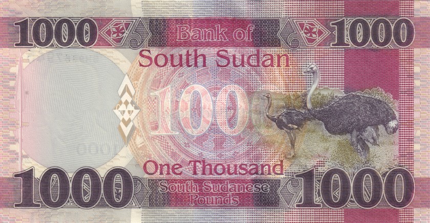 South Sudan P-W17 1.000 South Sudanese Pounds 2020 UNC