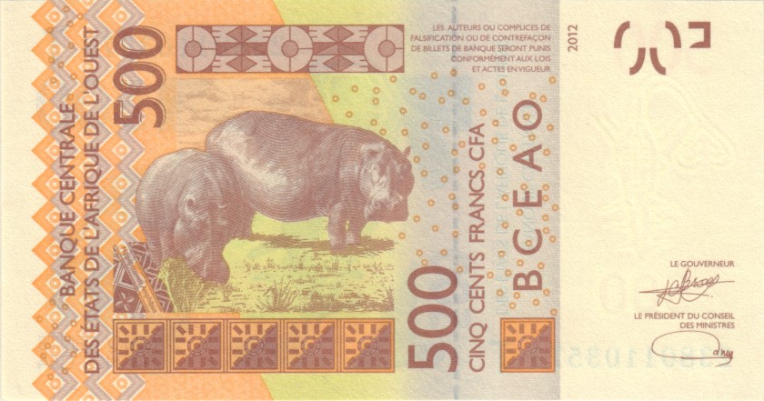 West African States Togo P819Tl 500 Francs 2023 UNC