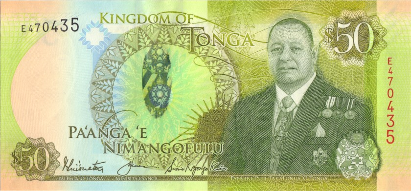 Tonga P-W48A(2) 50 Paanga 2021 UNC