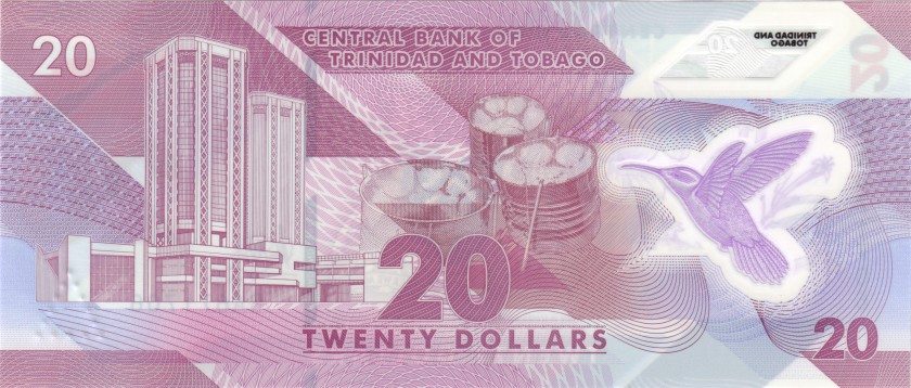 Trinidad and Tobago P-W63 20 Dollars 2020 UNC