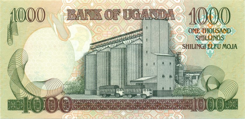 Uganda P39Ab 1.000 Shillings 2003 UNC