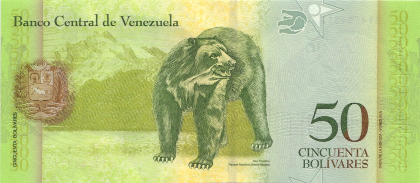 Venezuela P92g 50 Bolívares 27.12.2012 UNC