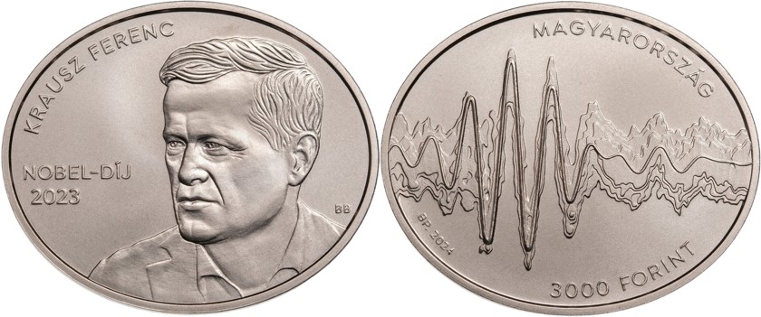 Hungary 2024 3000 Forint Ferenc Krausz BU