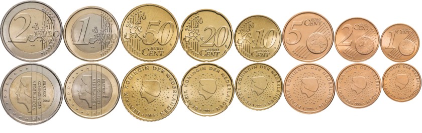 Netherlands 2006 Euro coins set UNC