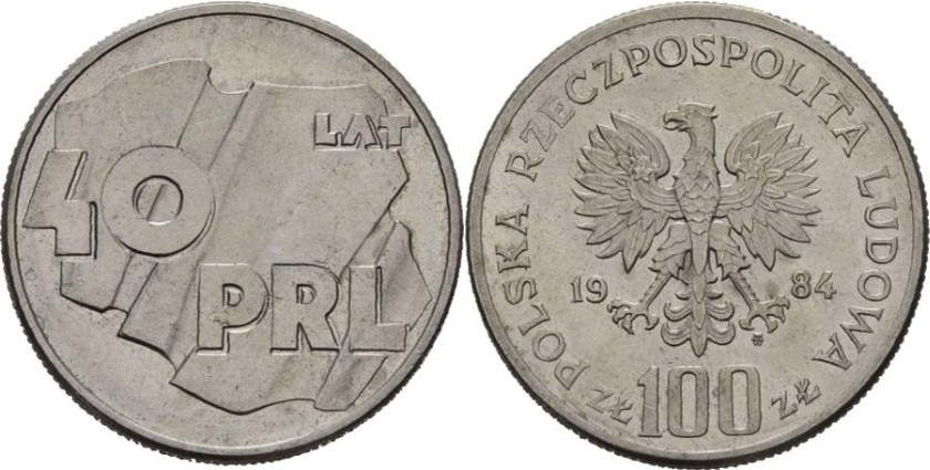 Poland 1984 Y# 151 100 Zlotych