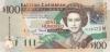 Eastern Caribbean States P46m 100 Dollars 2003 UNC