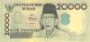 Indonesia P138g 20.000 Rupiah 1998/2004 UNC