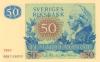 Sweden P53d 50 Kronor 1989 UNC