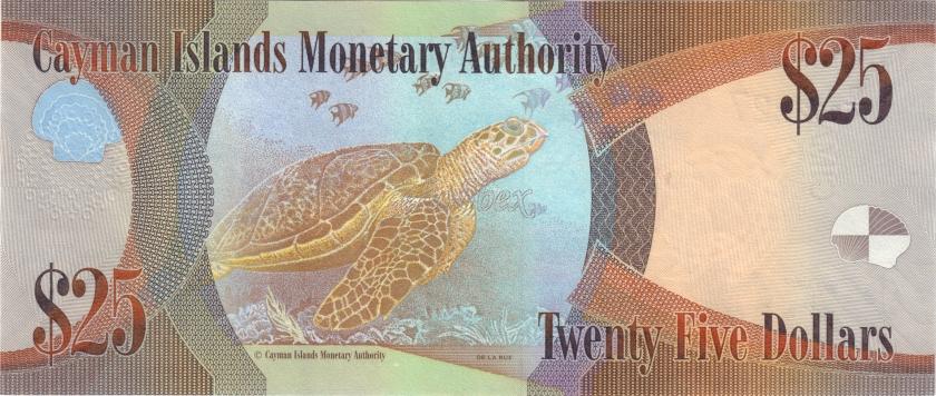 Cayman Islands P41a 25 Dollars 2010 UNC | Ehobbex