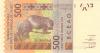 West African States Ivory Coast P119Ag 500 Francs 2018 UNC