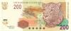 South Africa P132a 200 Rand 2005 UNC