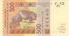 West African States Togo P819Th 500 Francs 2019 UNC